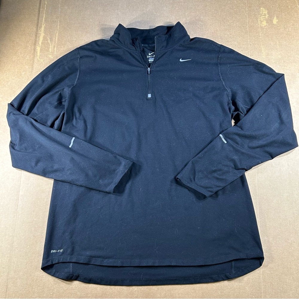 Nike Dri Fit Performance Running Quarter Zip Mens XL